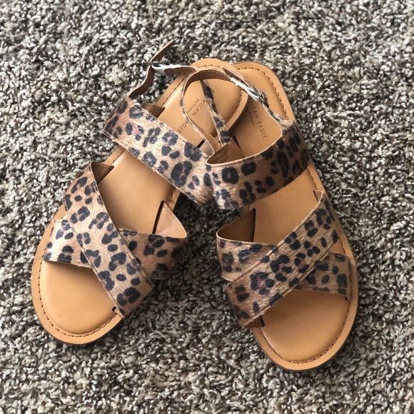 American Eagle Outfitters Shoes - Cheetah strap sandals